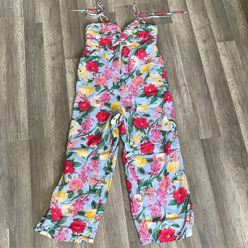 Old Navy Multicolor Floral Jumpsuit Bin J - Picture 2 of 2